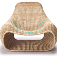 Wuli House Homestay Creative Outdoor Courtyard Vine Chair Villa Furniture Simple Southeast Asian
