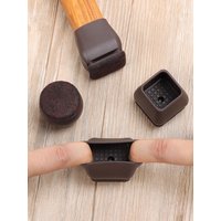 16PCS Silicone Anti-Slip Chair Legs Cover Furniture Sofa Slanted Feet Mat Wood Floor From Scratches