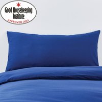 Non Iron Navy Body Pillowcase