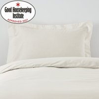 Non Iron Plain Dye Ivory Oxford Pillowcase