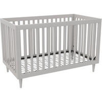 Little Seeds Rowan Valley Flint 3in1 Crib Grey Cot Bed