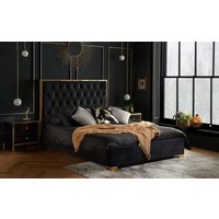 Birlea Chelsea Fabric Bed Frame, Double, Grey