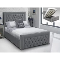 ASC Harley 4ft Small Double Fabric Ottoman Bed Frame