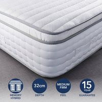Hotel Memory Foam Pillow Top 2000 Pocket Sprung Mattress