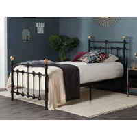Birlea Atlas 3ft Single Black Metal Bed Frame