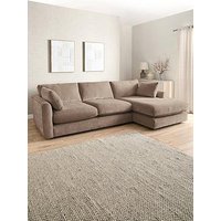 Very Home Monte Carlo Fabric Right Hand Corner Chaise Sofa