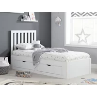 Birlea Appleby 3ft Single White Wooden 4 Drawer Bed Frame