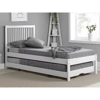 Birlea Buxton 3ft Single White Wooden Guest Bed Frame
