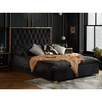 Birlea Chelsea 4ft6 Double Black Fabric Bed Frame