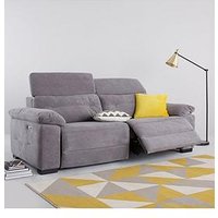 Bowen Fabric 3 Seater Power Recliner Sofa
