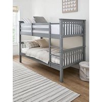 Very Home Novara Bunk Bed With Mattress Options (Buy &Amp; Save!) - Grey - Fsc&Reg; Certified - Bed Frame Only
