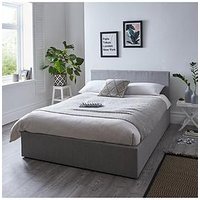 Very Home Alexis End Lift Up Storage Ottoman Bed With Mattress Options (Buy &Amp; Save!) - Grey - Fsc&Reg; Certified - Bed Frame With Memory Mattress