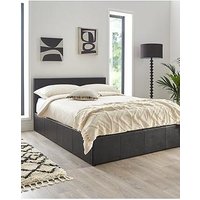 Very Home Marston Faux Leather End Lift Up Storage Ottoman Bed With Mattress Options (Buy And Save!) - Black - Fsc&Reg; Certified - Bed Frame Only