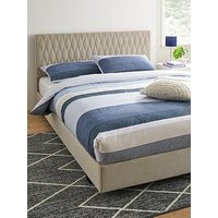 Very Home Ashton Fabric Bed Frame With Mattress Options (Buy &Amp; Save!) - Bed Frame With Microquilt Mattress