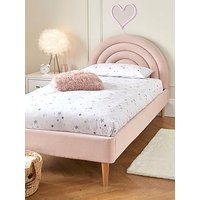 Very Home Rainbow Children'S Single Bed Frame With Mattress Options (Buy And Save!) - Pink - Fsc&Reg; Certified - Bed Frame Only