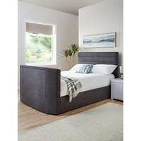 Very Home Kingsley Fabric Tv Bed Frame - Fits Up To 32 Inch Tv - Charcoal