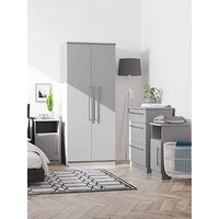 Swift Oxford Ready Assembled 4 Piece Set - 2X Bedside Chests,  Chest Of 3 Drawers, 2 Door Wardrobe