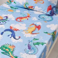 Dragons Thread Count Fitted Sheet