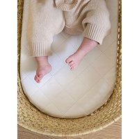 Clair De Lune Quilted Microfibre Palm Moses Basket Mattress