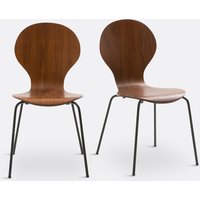 Set of 2 Lenon Stacking Chairs