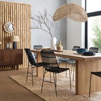 Set of 2 Malu Chairs in Woven Kubu