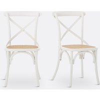 Set of 2 Cedak Wood Chairs