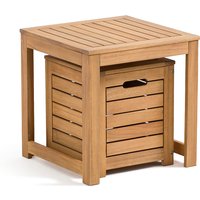 Garden Acacia Stool and Storage Chest