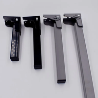 1pc 140mm-295mm Folding Invisibility Table Legs Hairpins Metal Leg Laptop Coffee Sofa Support DIY