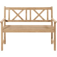 Cambridge 3 Seat Light Teak Wooden Bench