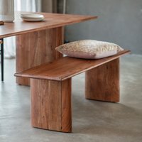 Bettiah Acacia Wood 4 Seater Dining Bench (180cm)