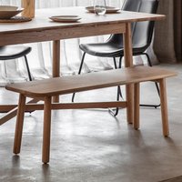 Kargil Scandi Oak 3 Seater Dining Bench (130 cm)