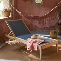 Limbo Adjustable Acacia Garden Sun Lounger