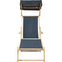 Solid Wood Sun Lounger