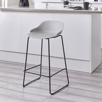 Xavier Minimalist Bar Stools (Set of 2)