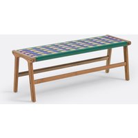 Teak and Resin Bench Bianca