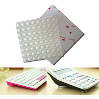 100Pc Self Adhesive Round Silicone Rubber Bumpers Transparent  Anti Slip Shock Absorber Feet Pads