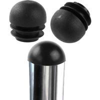 12Pcs Plastic Round pipe plug 16-50mm tube End Caps non slip Chair Leg Foot dust cover Floor