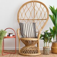 Boho Rattan Peacock Chair