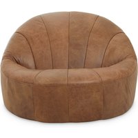 Midcentury Vintage Leather Lounge Chair