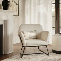 Bouclé Accent Armchair