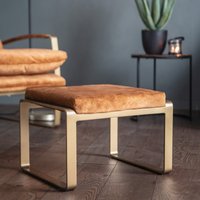 Ambala Faux Suede Footstool