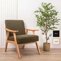 Mid Century Bouclé Armchair