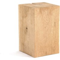 Merlin Solid Oak Block Side Table