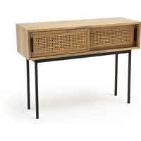 Waska Console with Rattan Sliding Doors