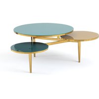 Ruben Tempered Glass Triple Coffee Table