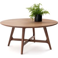 Larsen Large Round Walnut Coffee Table