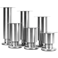 1Pcs Stainless Steel Thickened Cabinet Foot Adjustment Load-bearing TV Cabinet Sofa Coffee Table
