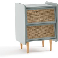 Taga Cane 2-Drawer Bedside Table