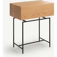 Oreko Oak Veneered Bedside Table