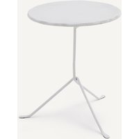 Joy Side Table in Perforated Iron, H42cm